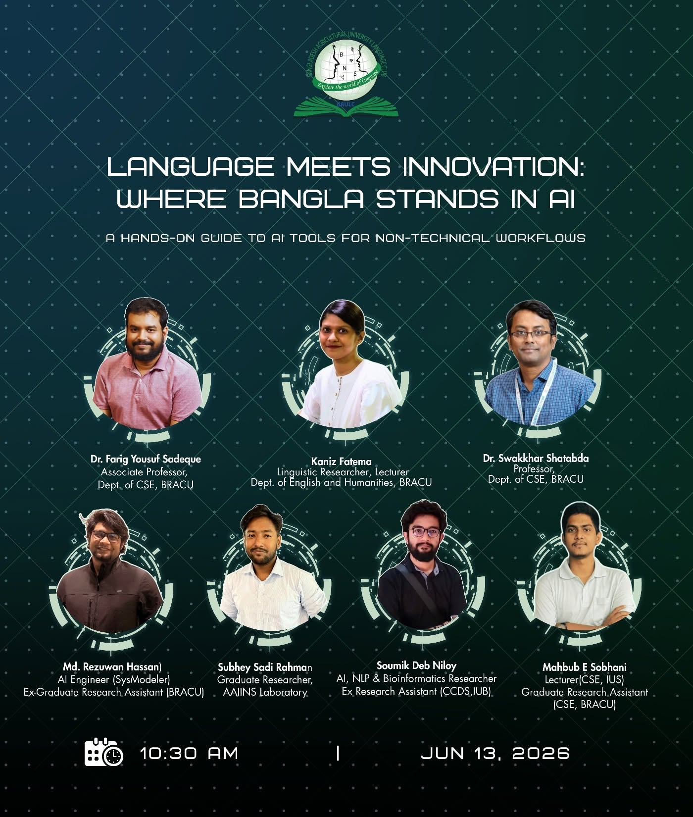 Language Meets Innovation Workshop Poster